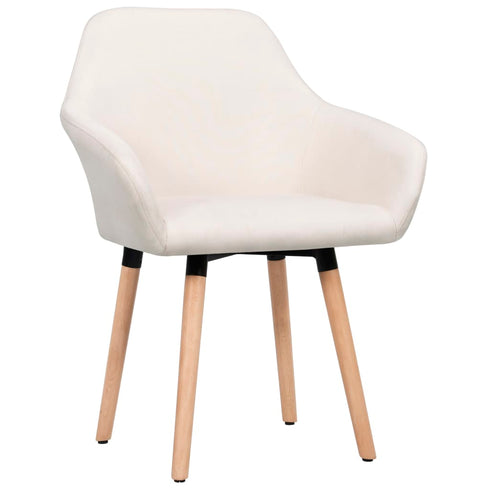 Swen Studio -  Dining Chairs 6 pcs Cream Fabric (UK/IE/FI/NO only) (3x331493)